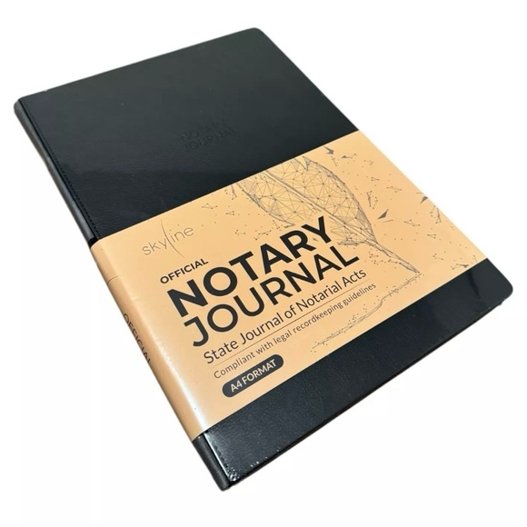 Skyline NOTARY JOURNAL State Journal of Notarial Acts Public Record Book A4 525 - Picture 1 of 5